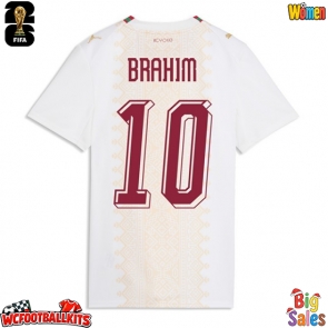 Morocco Brahim Diaz #10 Replica Away Stadium Shirt for Women World Cup 2026 Short Sleeve